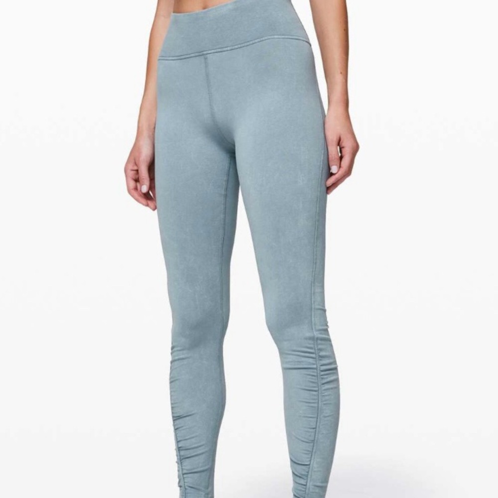 Lululemon Inner Glow Washed Chambray Tight 28”